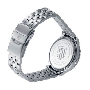 Reloj Acero Esfera Roja 